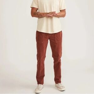 NWT - Marine Layer - Breyer Relaxed Utility Corduroy Pant - Henna
